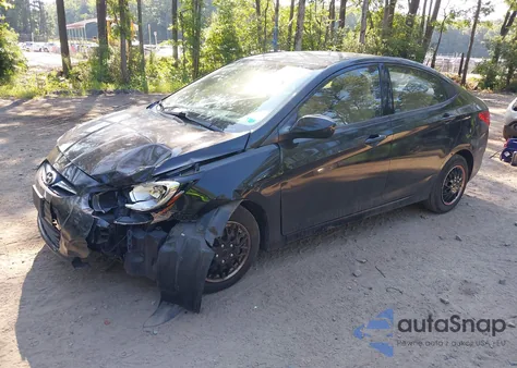 2012 Hyundai Accent Gls z USA, uszkodzony, nr VIN KMHCT4AEXCU056106